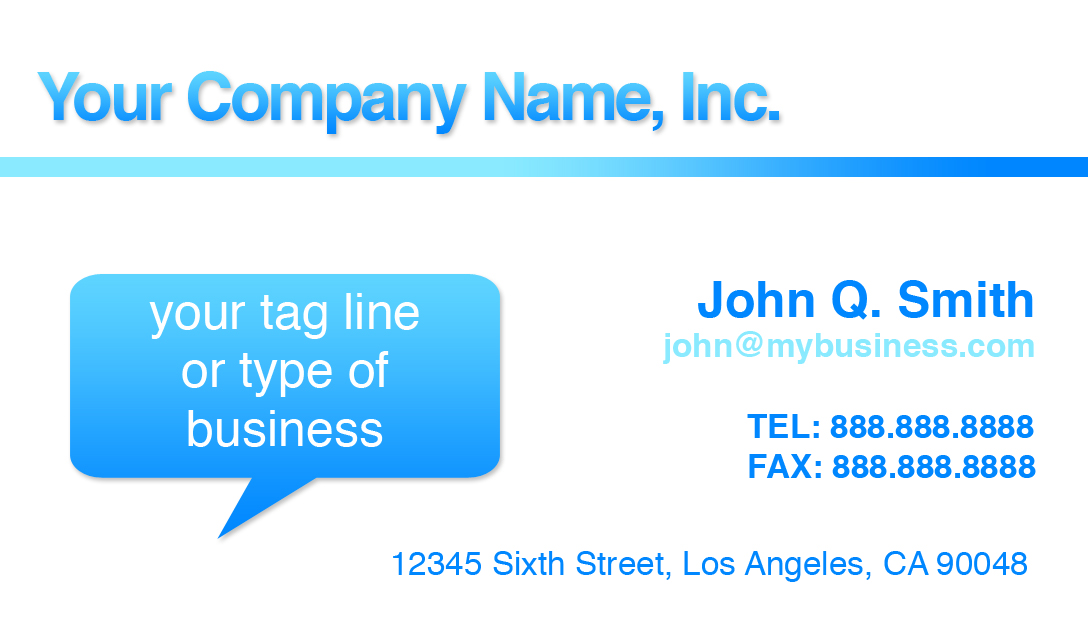 free business cards templates for word